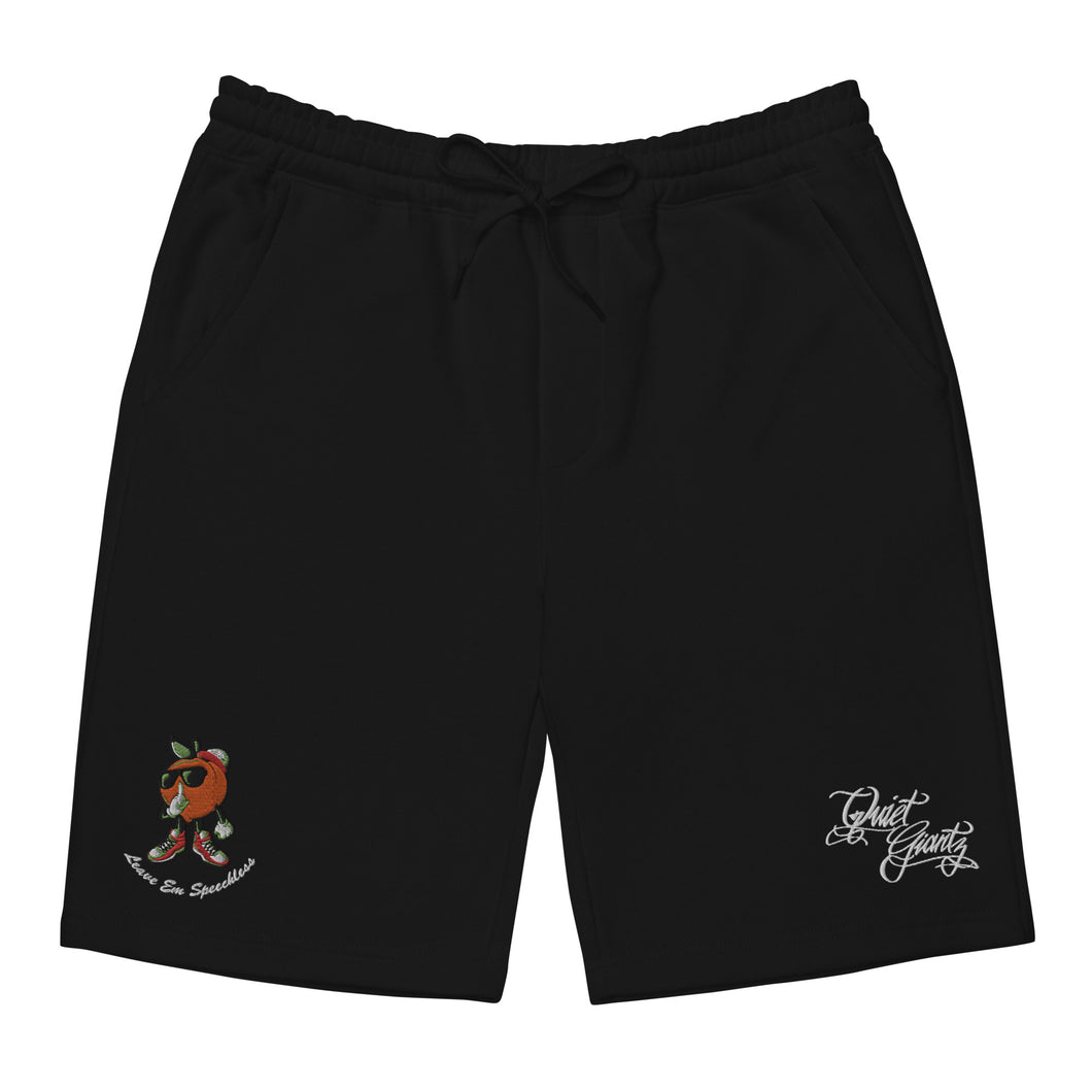 Leave Em Speechless fleece shorts