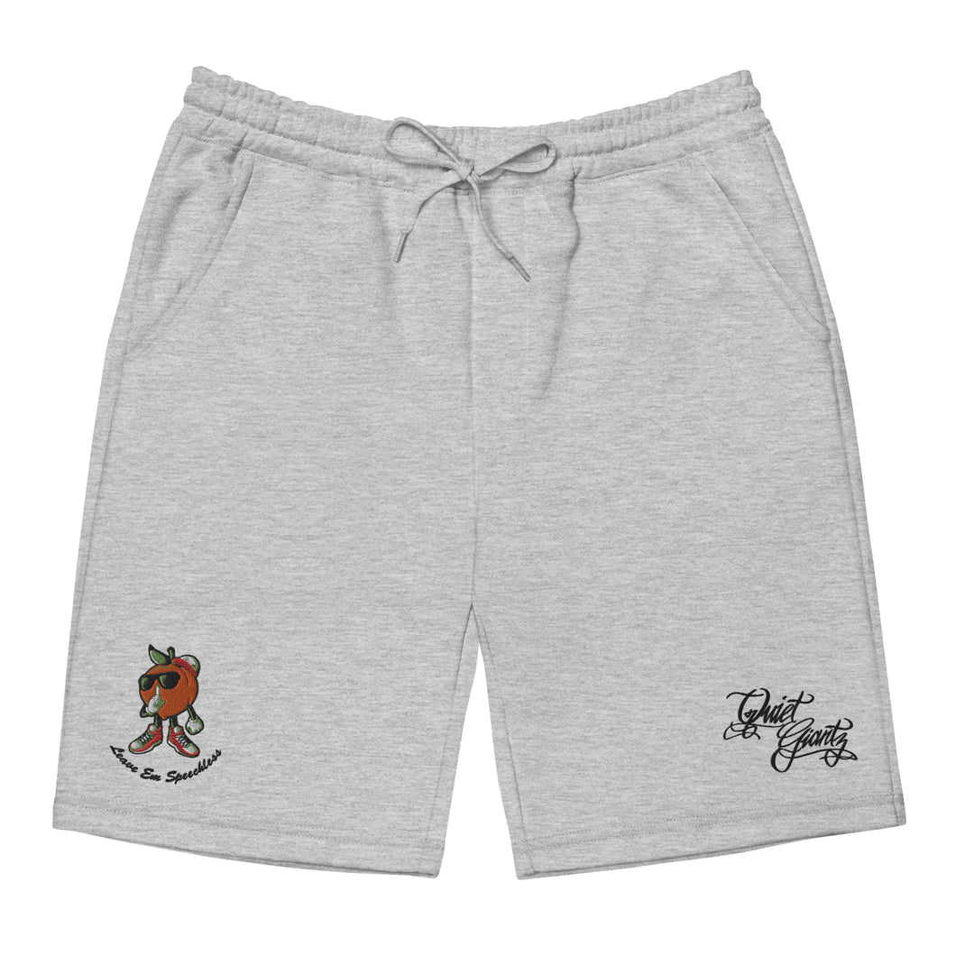 Leave Em Speechless fleece shorts